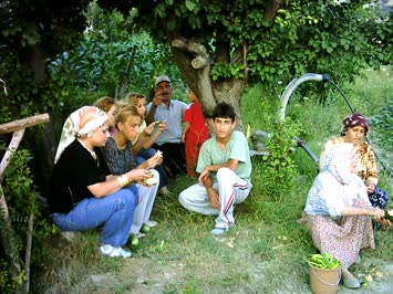 AĞACIN ALTINDA AİLE TOPLULUĞU