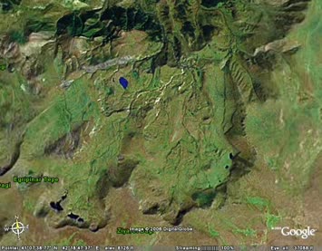 Şener Şavşatlı-Google eart’ten Akgöl, Karagöl, Samamiyet gölleri