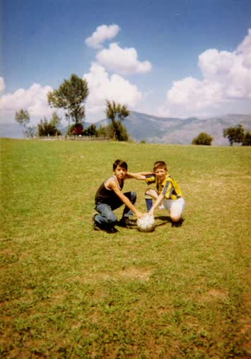 köyde futbol keyfi