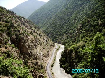 Kanyondan görünüş
