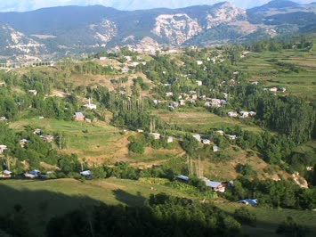 Köyün kuzey batisindan görünümü