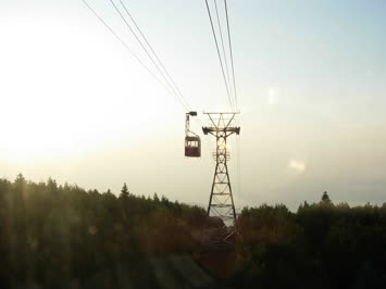 Bursada teleferikteyken