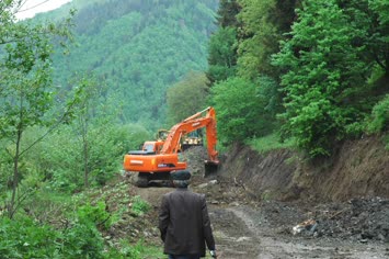 Böyük Köy Sulobanın Böyük Yolu Yapılıyor