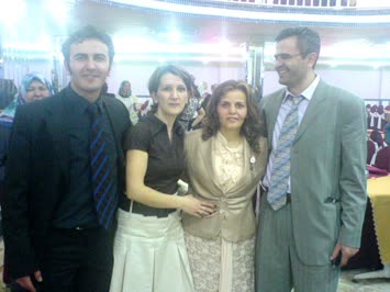 Kayınbiraderim Akın, ben görümcem Nurten hn. ve eşim Turgay bey 