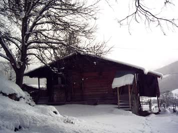 KÖYDEN KIŞ MANZARASI