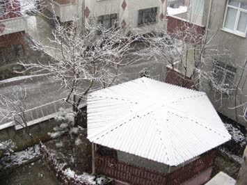 Istanbul da Yılın İlk Karı