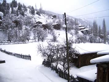 Ilıca Köyünde Kış