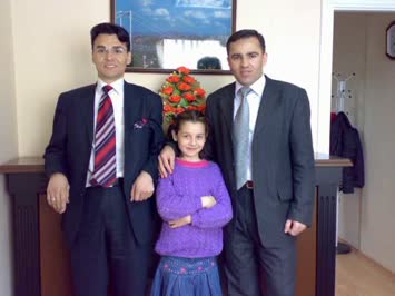 Ben, yeğenim ve eniştem   