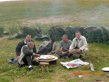 Yayla da ızgara...