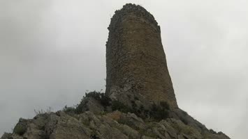 Kale yerleşiminden ayakta kalan kule