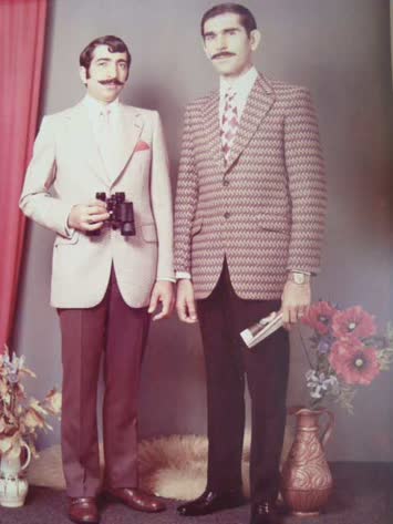 Sagda: Mehmet Erdem, solda: Rahmetli Islam Erdem