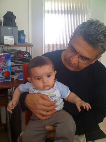 enes babasiyla 