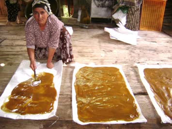 suna kartal pestil yaparken...