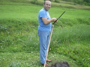 çayır bicerken