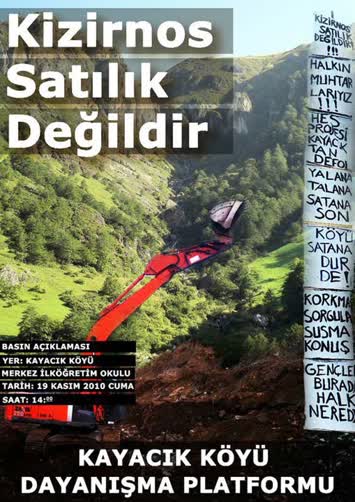 Kizirnos Dereleri Satılık Değildir