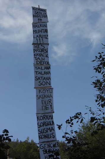 Kizirnos Dereleri Satılık Değildir
